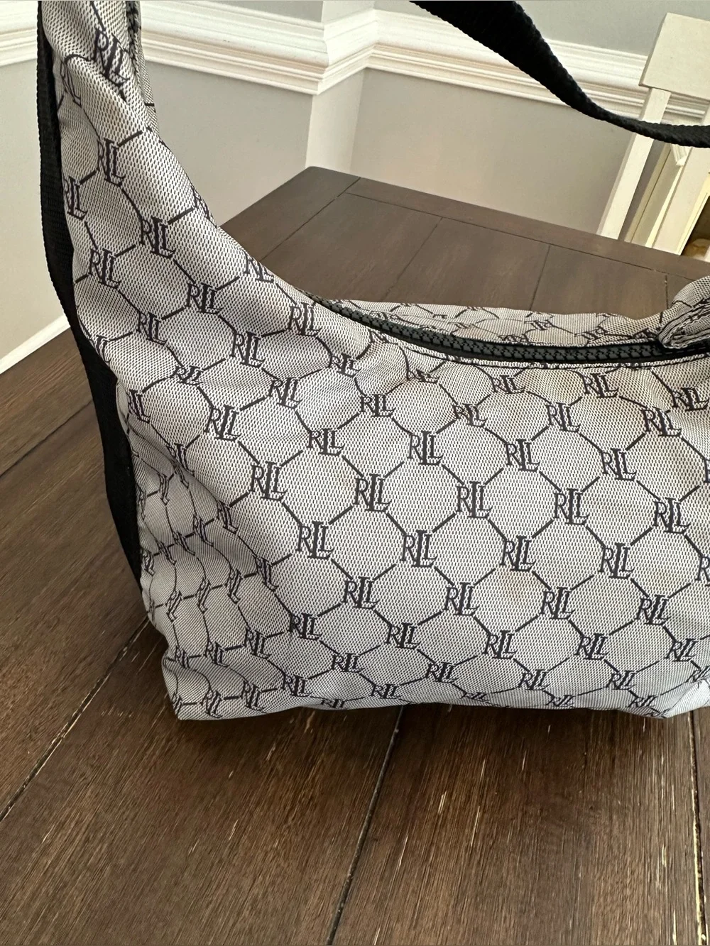 Lauren Ralph Lauren Y2K logo hobo bag